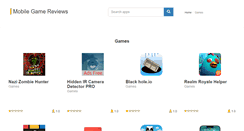 Desktop Screenshot of mobile-game-reviews.com